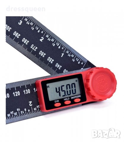 3104 Дигитален ъгломер с голям  LCD екран, снимка 4 - Измервателни инструменти - 34248248