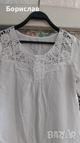 Плажна бяла рокля , снимка 2 - Рокли - 50995940