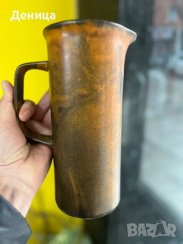 Свещник и комплект за вино   керамика с красиви цветове , снимка 3 - Сервизи - 53156535