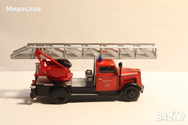 1:50 DEL PRADO OPEL ПОЖАРНА КОЛИЧКА ИГРАЧКА МОДЕЛ, снимка 4 - Колекции - 53297416
