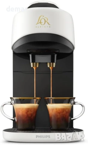 Кафемашина с капсули Philips L’OR BARISTA, 19 бара, сатенено бяло, снимка 2 - Кафемашини - 51316540