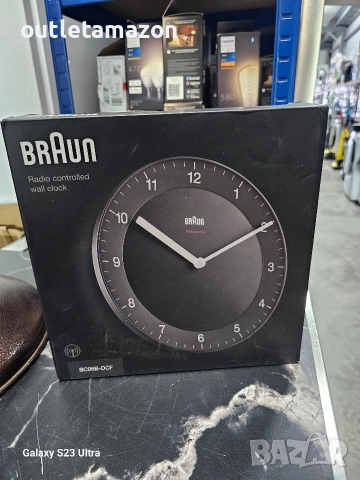 Луксозен стенен часовник Braun с радио контрол BC06B-DCF , снимка 5 - Други стоки за дома - 52838996