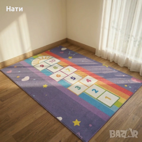 Детски килим за игра 120х160см - различни модели, противоплъзгащ и миещ се
