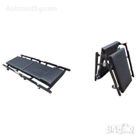 Лежанка за сервиз Automat, Сгъваема, 92см, Черен, снимка 3 - Аксесоари и консумативи - 44242011