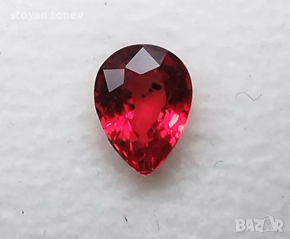 Рубин с VVS чистота в изискано червено - 0.82кт! Сертификат! , снимка 13 - Колиета, медальони, синджири - 47273128