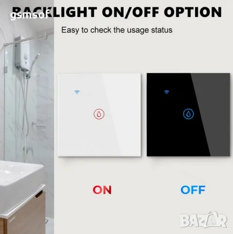 WiFi безжично управляем ключ за бойлер 4000w TUYA - Smartlife БЯЛ, снимка 8 - Друга електроника - 47690153