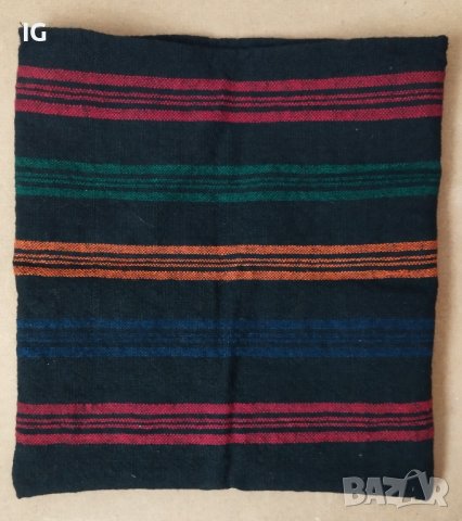 Стара тъкана, бродирана калъфка или овчарска торбичка - 1, снимка 2 - Колекции - 39829159