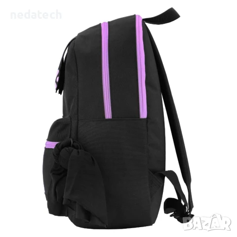 Ученическа раница My Way с бандана, Черен, 30x15x41 см., снимка 4 - Ученически пособия, канцеларски материали - 51417749