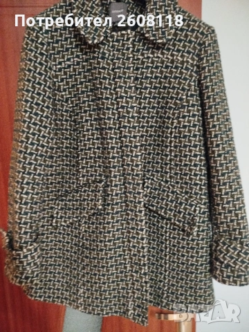 Късо палто NEXT – меланж, размер XL (UK16), снимка 2 - Палта, манта - 53616059