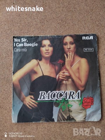 Baccara "Yes sir, I can boogie / Cara Mia" Vinyl 7 ", Germany , снимка 2 - Грамофонни плочи - 42109530