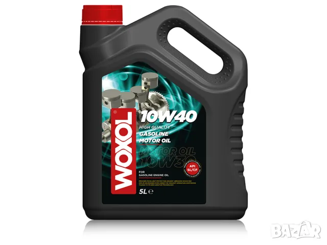 Полусинтетично моторно масло WOXOL 10W40 SL/CF 5L, снимка 2 - Аксесоари и консумативи - 55868620