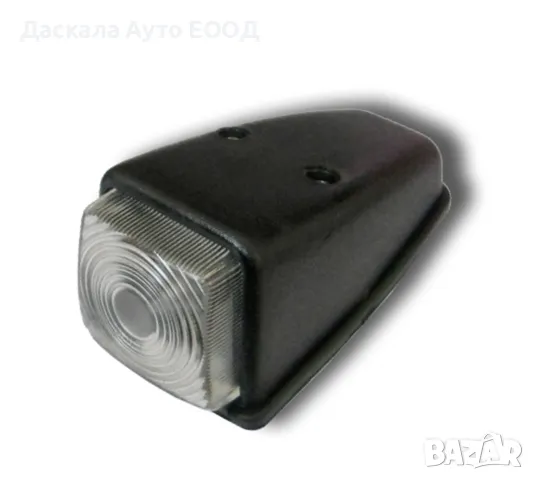 1бр. БЯЛ Габарит за ъгъл/покрив с крушка 12-24v, Полша