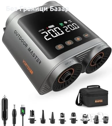 Нова Презареждаема SUP Помпа 12V 15.8V 20PSI Type-C за Падъл Борд