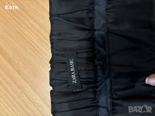 Нова кожвена пола Zara, снимка 2 - Поли - 56315261