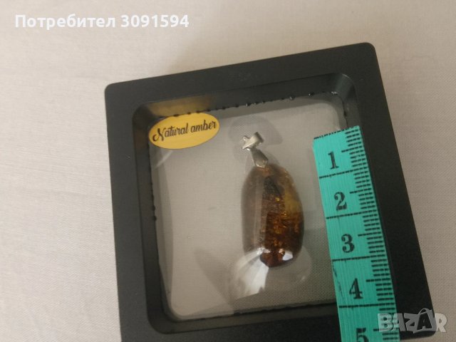 Висулка от естествен натурален кехлибар, снимка 6 - Антикварни и старинни предмети - 51252071