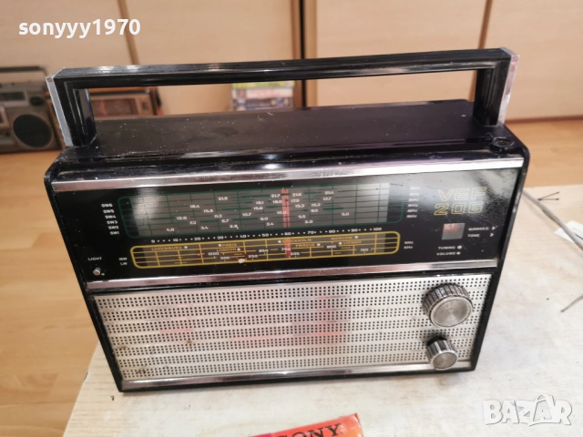 VEF 206+ORIGINAL ADAPTER 220V 2912251619, снимка 2 - Радиокасетофони, транзистори - 52928814