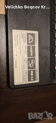 Acer Aspire ES 15 на части или цял., снимка 3 - Лаптопи за дома - 50633850