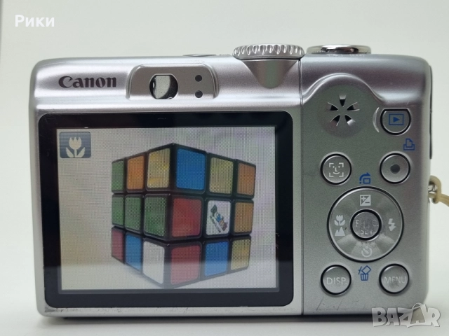 Canon PowerShot A1100 IS 12.1 MP 4x Zoom Digital Camera-Silver , снимка 6 - Фотоапарати - 52729570