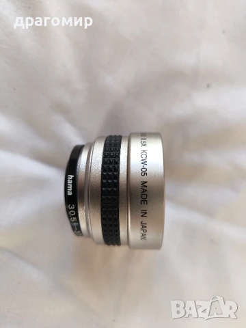 Kenko WIDE CONVERSION LENS 0,5x KCW-05 Made in Japan , снимка 3 - Обективи и филтри - 50778159