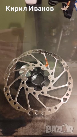 Чист нов ротор Shimano DEORE SM-RT64 CL 203mm


