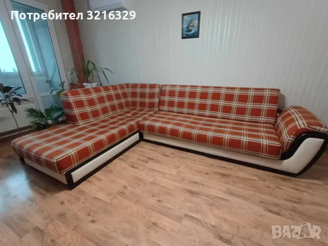 Диван с две вградени ракли, снимка 3 - Дивани и мека мебел - 56378904