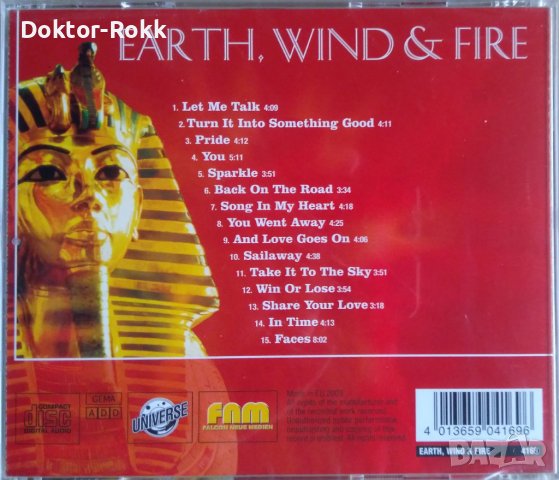 Earth, Wind & Fire – Earth, Wind & Fire 2003 CD, снимка 2 - CD дискове - 41771483