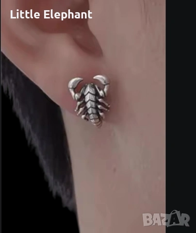 Pre order ​🦂 Сребърни обеци "Скорпион" – Стил с Характер/нови