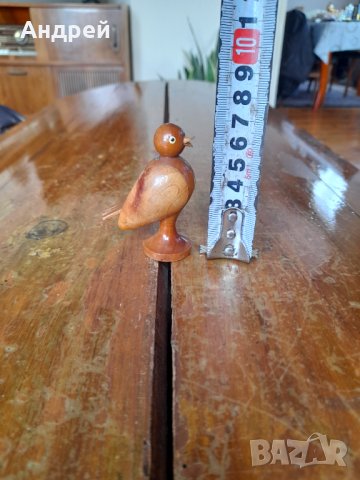 Стара дървена фигурка,пиле #2, снимка 3 - Други ценни предмети - 40218371