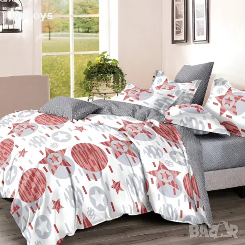 Двулицево спално бельо, 6 части - Модел WS17413, снимка 1