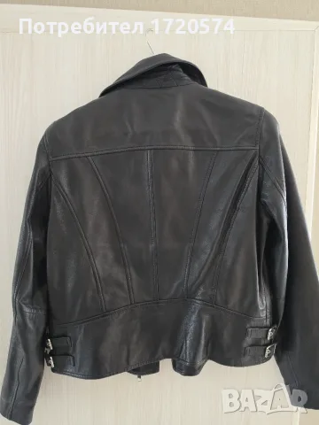 Кожено яке Massimo Dutti, снимка 2 - Якета - 56275851
