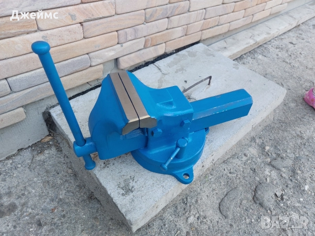 Професионално немско стоманено въртящо менгеме , снимка 7 - Менгемета - 51455665