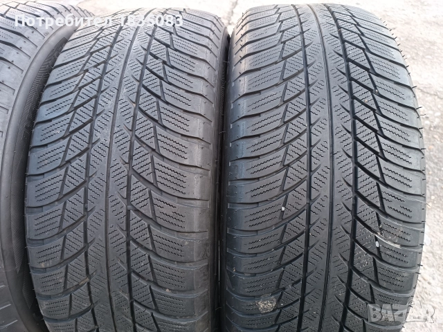 4бр. зимни гуми 225/55/17 Bridgestone, снимка 2 - Гуми и джанти - 52593588
