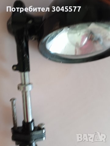 Лампа индустриална настолна 12V, снимка 2 - Антикварни и старинни предмети - 42671344
