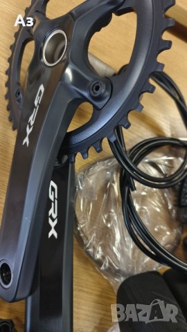 FULL Групсет Shimano GRX RX810 Groupset 1x11-speed 172.5/40/11-46T, снимка 5 - Части за велосипеди - 44323756