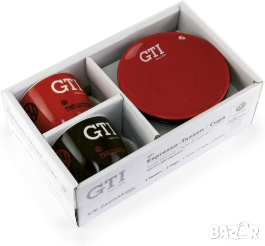 Volkswagen GTI чаши за кафе VW GOLF GTI, снимка 2 - Аксесоари и консумативи - 41399159