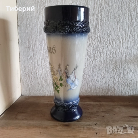 Керамична ваза Байрен Мюнхен, снимка 4 - Вази - 52033564