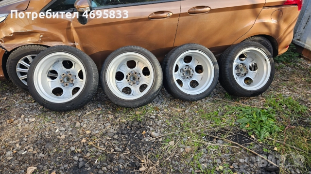 Алуминиеви джанти с гуми за Фолксваген Шкода Сеат 17цола. , снимка 2 - Гуми и джанти - 52950602