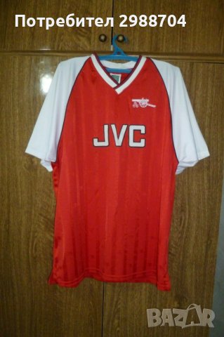 ретро футболен екип Arsenal London JVC, снимка 1 - Футбол - 41126569