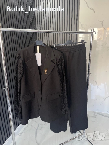 Дамски костюми с дантелен ръкав , снимка 7 - Костюми - 53672836