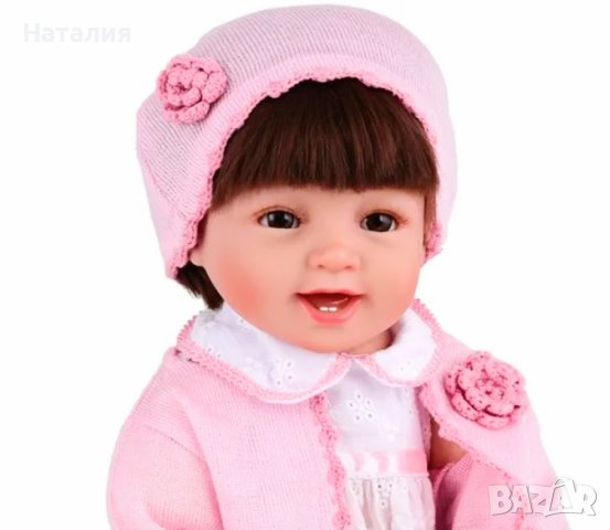 НОВА 55 см. АМЕРИКАНСКА СИЛИКОНОВА Реалистична / РЕБОРН кукла бебе / кукли бебета, снимка 8 - Кукли - 42405319