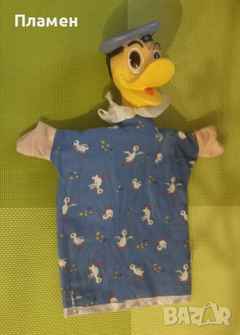 Доналд Дък - Стара кукла за театър , снимка 2 - Колекции - 44602445