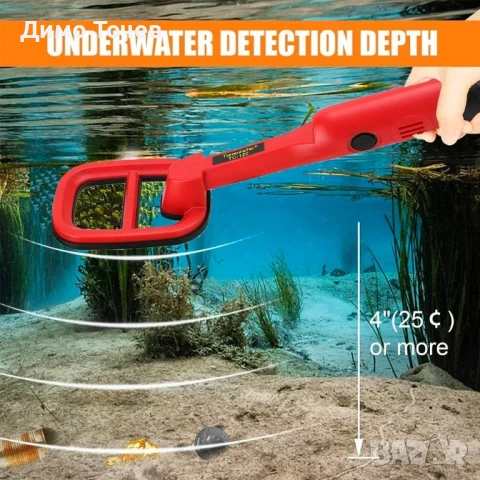 Нов водоустойчив металдетектор с регулируема чувствителност 