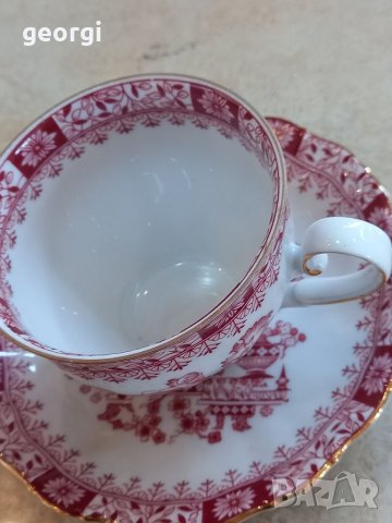 Немска порцеланова чаша за кафе с чинийка , снимка 9 - Чаши - 35666817