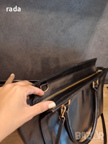 Чанта, естествена кожа, снимка 4 - Чанти - 49658316