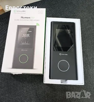 Преносим безжичен рутер GlocalMe Numen Air 5G, преносим WiFi рутер, сензорен екран, снимка 9 - Рутери - 48524848