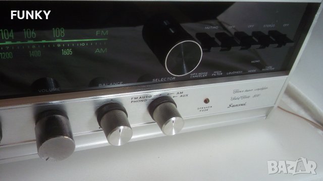 SANSUI 800 Solid State Stereo AM/FM Tuner Amplifier (1968-1971), снимка 5 - Ресийвъри, усилватели, смесителни пултове - 41313713