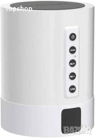 НОВА Bluetooth колонка XSY330 + Многоцветна нощна лампа + Машина за бял шум ( 14 вида ) + Будилник , снимка 9 - Bluetooth тонколони - 50559922