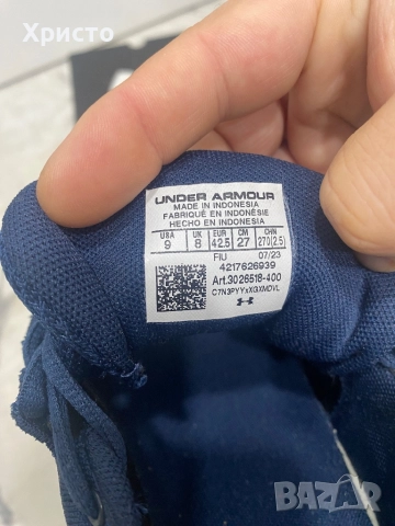 Under armour 42,5 чисто нови!, снимка 3 - Маратонки - 52745802