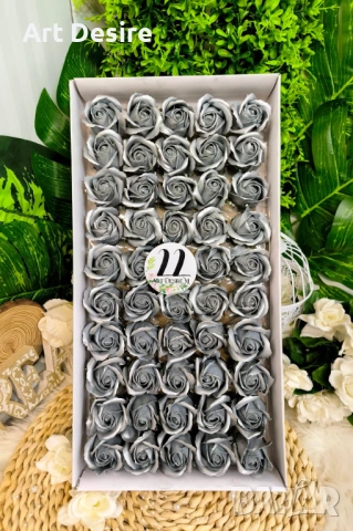 Сапунени рози , снимка 18 - Изкуствени цветя - 46398453