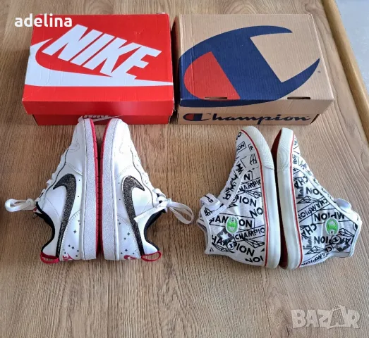Сникърси Nike и Champion, 35 номер 